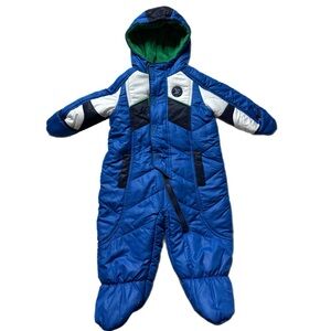 Rothschild Baby Blue Outdoor Winter Insulated Zip Up Snowsuit 6-9 Months